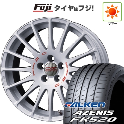 【新品国産車用5穴114.3】 | 夏タイヤ ホイール4本セット | 225/40R18 | ファルケン アゼニス FK520L | OZ スーパーツーリズモ WRC | 8J 18インチ