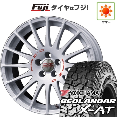 【新品国産車用5穴114.3】 | 夏タイヤ ホイール4本セット | 235/60R18 | ヨコハマ ジオランダー X-AT G016 OWL | OZ スーパーツーリズモ WRC | 8J 18インチ