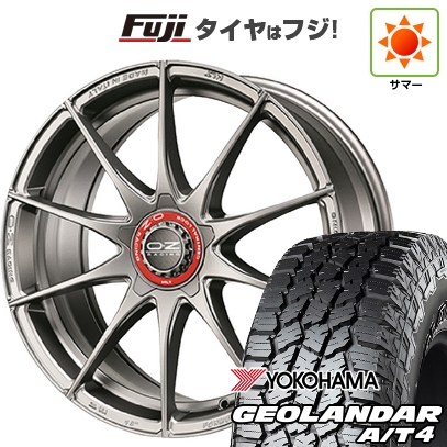 【新品国産車用5穴114.3】 | 夏タイヤ ホイール4本セット | 225/55R18 | ヨコハマ ジオランダー A/T4 G018 RBL | OZ フォーミュラHLT | 8J 18インチ