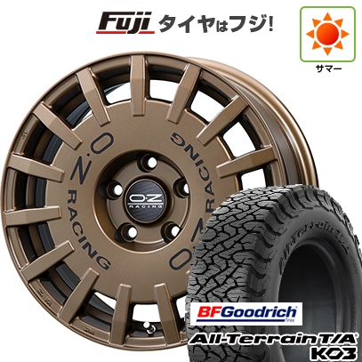【新品国産車用5穴114.3】 | 夏タイヤ ホイール4本セット | 215/65R16 | BFグッドリッチ オールテレーンT/A KO3 RBL | OZ ラリーレーシング | 7J 16インチ