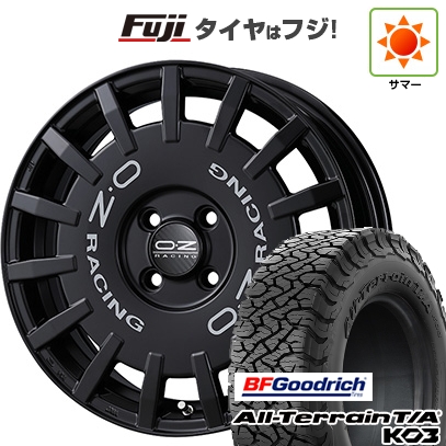 【新品国産車用5穴114.3】 | 夏タイヤ ホイール4本セット | 215/65R16 | BFグッドリッチ オールテレーンT/A KO3 RBL | OZ ラリーレーシング | 7J 16インチ