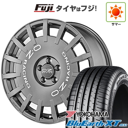【新品国産車用5穴114.3】 | 夏タイヤ ホイール4本セット | 205/55R17 | ヨコハマ ブルーアース XT AE61 | OZ ラリーレーシング | 7J 17インチ