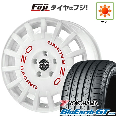 BluEarth - 【新品国産車用5穴114.3】 | 夏タイア 車輪4本仕掛ける | 225/40R18 | ヨコハマ 青碧地びた GT AE51 | OZ ラリーレーシング | 8J 18in 車、バイク、自転車-自動車