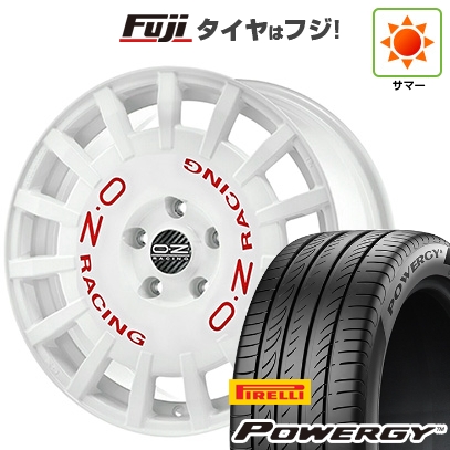 【新品国産車用5穴114.3】 | 夏タイヤ ホイール4本セット | 215/45R18 | ピレリ パワジー | OZ ラリーレーシング | 8J 18インチ