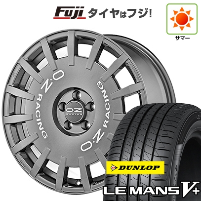 【新品国産車用5穴114.3】 | 夏タイヤ ホイール4本セット | 225/35R19 | ダンロップ ルマン V+(ファイブプラス) | OZ ラリーレーシング | 19インチ