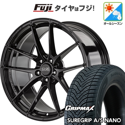 【新品国産車用5穴114.3】 | オールシーズンタイヤ ホイール4本セット | 225/65R17 | シュアグリップ AS ナノ | OZ レッジェーラHLT | 7.5J 17インチ