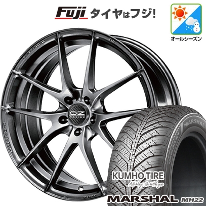 【新品国産車用5穴114.3】 | オールシーズンタイヤ ホイール4本セット | 225/65R17 | マーシャル MH22(限定) | OZ レッジェーラHLT | 7.5J 17インチ
