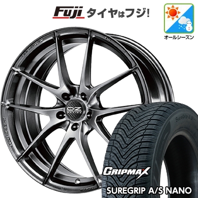 【新品国産車用5穴114.3】 | オールシーズンタイヤ ホイール4本セット | 225/65R17 | シュアグリップ AS ナノ | OZ レッジェーラHLT | 7.5J 17インチ