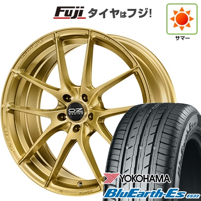 BluEarth - 【新品国産車用 5穴114.3車】 夏タイア 車輪4本仕掛ける 215/50R17 ヨコハマ 青碧地びた ES32 OZ レッジェーラHLT 17in 自動車-夏タイヤ、ホイールセット-タイヤ、ホイール