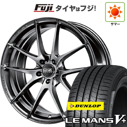 LE MANS - 【新品国産車用5穴114.3】 | 夏タイア 車輪4本仕掛ける | 225/35R19 | ダンロップ ルマン V+(ファイブつけ加える) | OZ レッジェーラHLT | 19in 夏タイヤ、ホイールセット-自動車