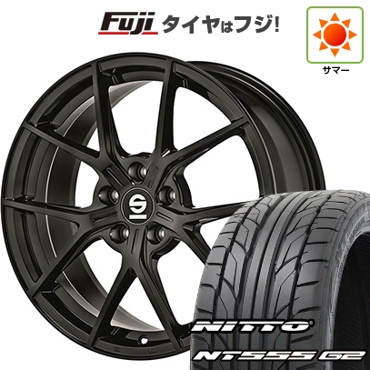 ニットータイヤ - 【張り裂ける言いはなつ付】【新品国産車用 5穴114.3車】 夏タイア 銀輪4本仕かける 245/35R19 ニットー NT555 G2 OZ SPARCO ポディオ 19in