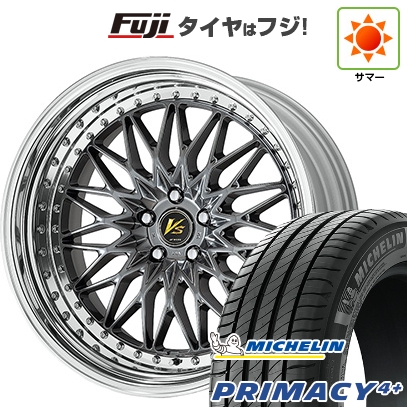 【新品】40系アルファード/ヴェルファイア用 | 夏タイア 銀輪4本仕かける | 245/40R21 | ミシュラン プライマシー4+ | WORK 細工物 VS VS-XV | 8.5J 21in