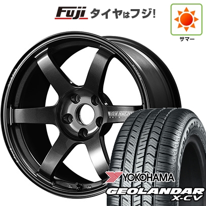 【新品国産車用5穴114.3】 | 夏タイヤ ホイール4本セット | 245/45R20 | ヨコハマ ジオランダー X-CV G057 | TE37 サーガ S-plus | 9J 20インチ
