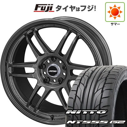 【パンク保証付き】【新品】シビック タイプR(FL5) | 夏タイヤ ホイール4本セット | 265/35R18 | ニットー NT555 G2 | KYOHO トレーサー TM-02 | 9.5J 18インチ