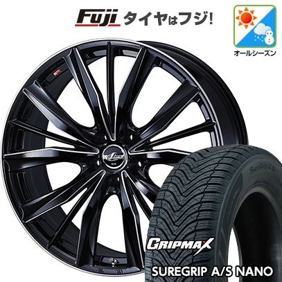 【新品】60系プリウス | オールシーズンタイヤ ホイール4本セット | 195/60R17 | シュアグリップ AS ナノ | WEDS ウェッズ レオニス VX2 | 7J 17インチ