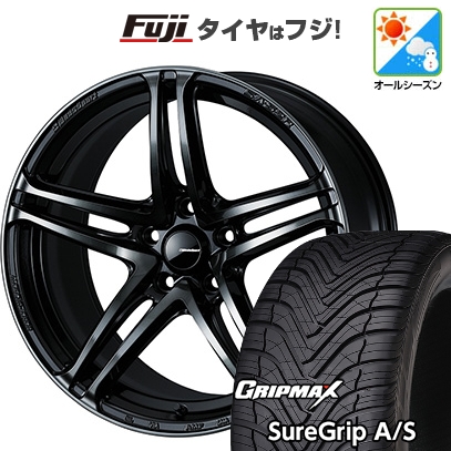 【新品国産車用5穴114.3】 | オールシーズンタイヤ ホイール4本セット | 225/40R18 | グリップマックス Sure Grip AS | WedsSport SA-52R 18インチ