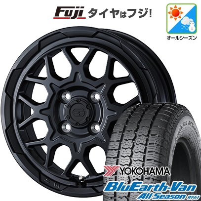 プロボックス/サクシード(160系) | オールシーズンタイヤ ホイール4本セット | 155/80R14 88/86N | ブルーアース Van RY61 | WEDS スタットベルク2 | 14インチ