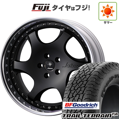 BFグッドリッチ - 【新品国産車用5穴114.3】 | 夏タイア 車輪4本仕掛ける | 225/55R18 | トレールテレーンT/A RBL | クレンツェ バズレイア ID 18in 夏タイヤ、ホイールセット-車、バイク、自転車-自動車