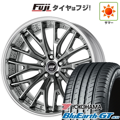 【新品国産車用5穴114.3】 | 夏タイヤ ホイール4本セット | 225/45R19 | ブルーアース GT AE51 | WORK ワーク バックレーベルジースト BSTX | 19インチ