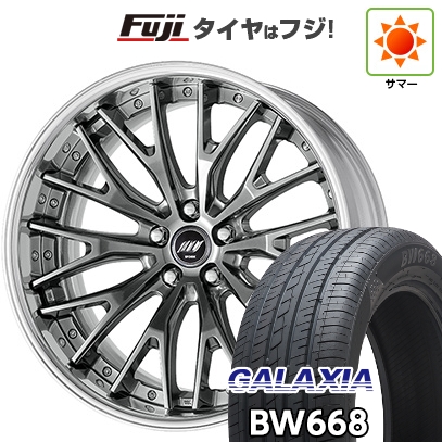 【新品国産車用5穴114.3】 | 夏タイヤ ホイール4本セット | 225/55R19 | ギャラクシア BW668(限定) | WORK ワーク バックレーベルジースト BSTX | 8J 19インチ