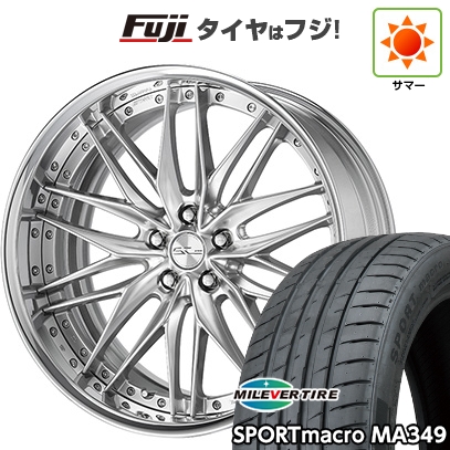 【新品国産車用5穴114.3】 | 夏タイア 車輪4本仕掛ける | 215/35R19 | ミ生き胆 MA349 | WORK 細工物 シュヴァート クヴェルII | 8J 19in 自動車-夏タイヤ、ホイールセット-タイヤ、ホイール