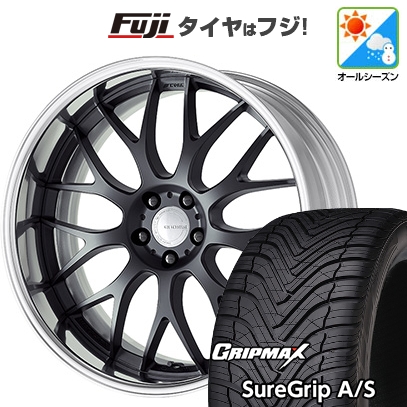 【新品国産車用5穴114.3】 | オールシーズンタイヤ ホイール4本セット | 225/55R19 | シュアグリップ A/S | WORK ワーク グノーシスRX RXM | 8J 19インチ