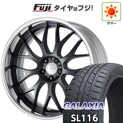 【新品国産車用5穴114.3】 | 夏タイヤ ホイール4本セット | 245/40R21 | ギャラクシア SL116(限定) | WORK ワーク グノーシスRX RXM | 21インチ