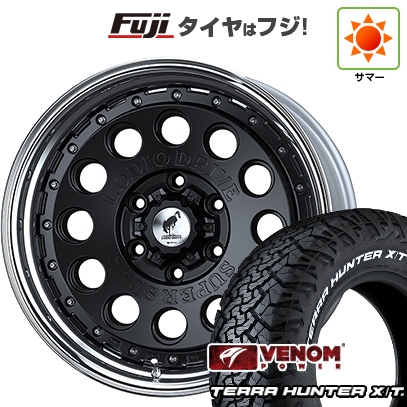 【新品】ランクル250 | 夏タイヤ ホイール4本セット | 265/70R18 | ヴェノムパワー テラハンターX/T2 RWL | スーパースター ロディオドライブ LDD-1 18インチ