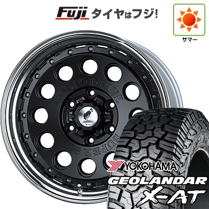 GEOLANDAR - 【新品】ランクル250 | 夏タイア 車輪4本仕かける | 265/70R18 124/121Q | ジオランダー X-AT G016 RBL | はやりっ児 ロディオドライブ LDD-1 18in