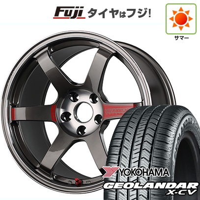 【新品国産車用5穴114.3】 | 夏タイヤ ホイール4本セット | 245/45R20 | ヨコハマ ジオランダー X-CV G057 | TE37 サーガ SL | 9J 20インチ