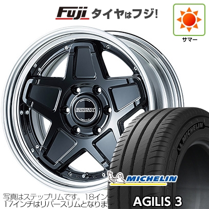 【新品】キャラバン | 夏タイヤ ホイール4本セット | 215/60R17 109/107T | ミシュラン アジリス3 | エセックス ENCS 2P | 7J 17インチ