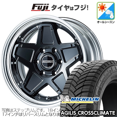 【新品】キャラバン | オールシーズンタイヤ ホイール4本セット | 215/60R17 109/107T | アジリス クロスクライメート | エセックス ENCS 2P 17インチ