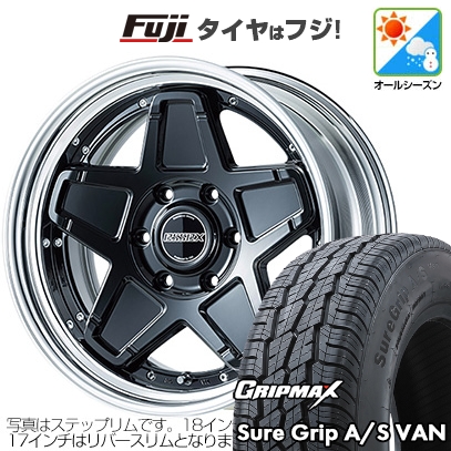 【新品】キャラバン | オールシーズンタイヤ ホイール4本セット | 215/60R17 109/107H | グリップマックス Sure Grip AS Van | エセックス ENCS 2P 17インチ