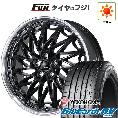 【パンク保証付き】【新品国産車用5穴114.3】 | 夏タイヤ ホイール4本セット | 245/35R20 | ヨコハマ ブルーアース RV-03 | TLM-02 数量限定 | 20インチ