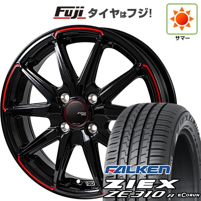 【新品国産車用4穴100】 | 夏タイヤ ホイール4本セット | 185/55R15 | ファルケン ジークス ZE310R エコラン(限定) | モンツァ JPスタイル R55 | 15インチ