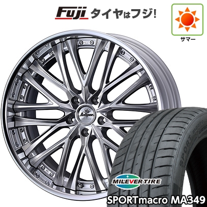 【新品国産車用5穴114.3】 | 夏タイヤ ホイール4本セット | 215/35R19 | ミレバー MA349 | WEDS ウェッズ クレンツェ ベルテーラー | 7.5J 19インチ