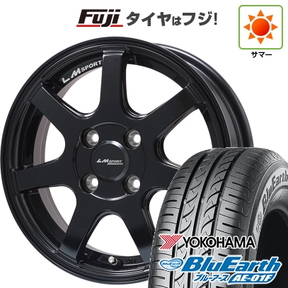 【新品 軽自動車】ソリオ ハスラー | 夏タイヤ ホイール4本セット | 165/70R14 | ブルーアース AE-01F | LMスポーツ LM-07 | 4.5J 14インチ