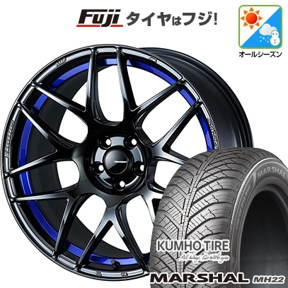 【新品】フリード クロスター | オールシーズンタイヤ ホイール4本セット | 205/45R17 | マーシャル MH22(限定) | WedsSport SA-27R【限定】 17インチ