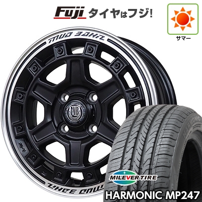 エブリイワゴン | 夏タイヤ ホイール4本セット 165/50R15 ミレバー 
