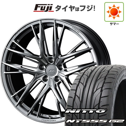 【パンク保証付】【新品国産車用 5穴114.3車】 夏タイヤ ホイール4本セット 245/40R19 ニットー NT555 G2 ウェッズ F-ZERO FZ-5 19インチ
