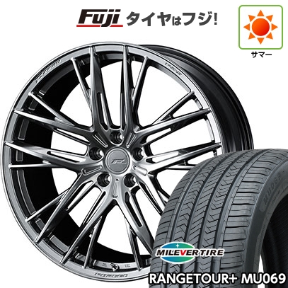 【新品国産車用 5穴114.3車】 夏タイヤ ホイール4本セット 245/45R20 ミレバー レンジツアープラスMU069（限定） ウェッズ F-ZERO FZ-5 20インチ
