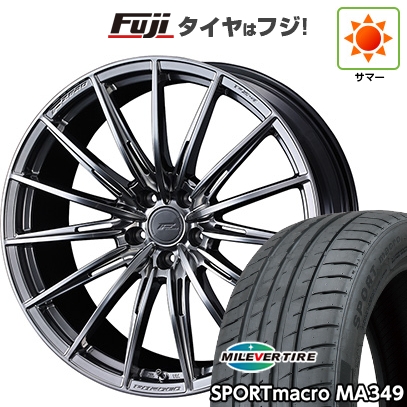 【新品国産車用 5穴114.3車】 夏タイヤ ホイール4本セット 235/35R19 ミレバー スポーツマクロ MA349（限定） ウェッズ F-ZERO FZ-4 19インチ