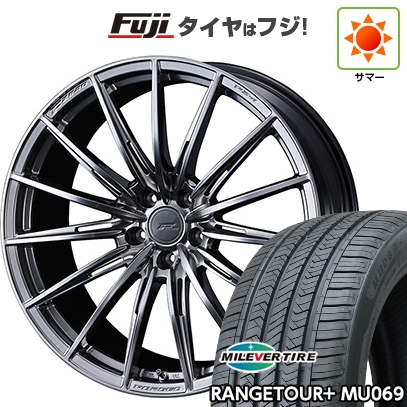 【新品国産車用 5穴114.3車】 夏タイヤ ホイール4本セット 245/45R20 ミレバー レンジツアープラスMU069（限定） ウェッズ F-ZERO FZ-4 20インチ