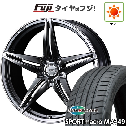 【新品国産車用 5穴114.3車】 夏タイヤ ホイール4本セット 235/35R19 ミレバー スポーツマクロ MA349（限定） ウェッズ F-ZERO FZ-3 19インチ