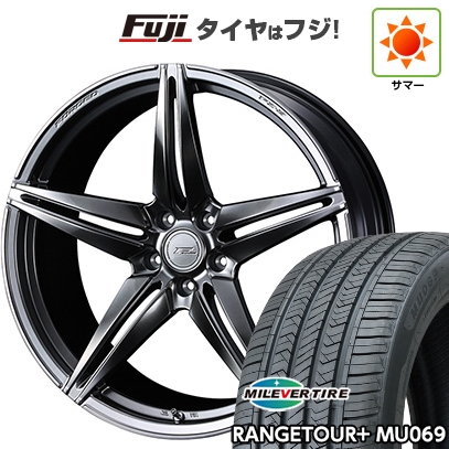 【新品国産車用 5穴114.3車】 夏タイヤ ホイール4本セット 245/35R21 ミレバー レンジツアープラスMU069（限定） ウェッズ F-ZERO FZ-3 21インチ
