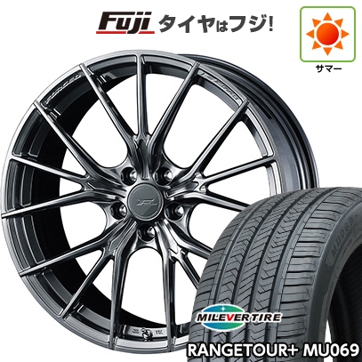 【新品国産車用 5穴114.3車】 夏タイヤ ホイール4本セット 245/45R20 ミレバー レンジツアープラスMU069（限定） ウェッズ F-ZERO FZ-1 20インチ