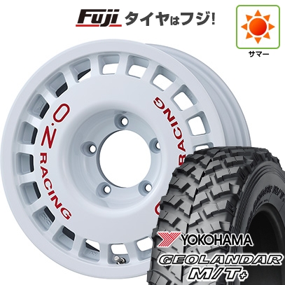 GEOLANDAR - 【新品】ジムニー | 夏タイア 車輪4本仕かける | 215/85R16 | ヨコハマ ジオランダー M/T+ G001C | OZ ラリーレーシング 4X4 | 5.5J 16in