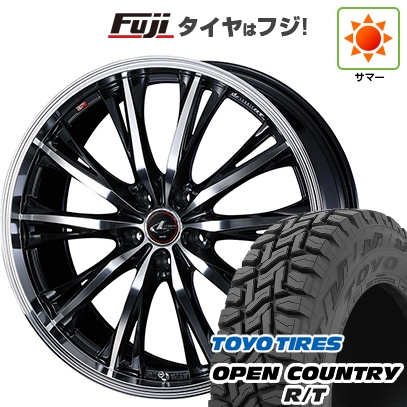【新品国産車用 5穴114.3車】 夏タイヤ ホイール4本セット 225/55R18 トーヨー オープンカントリー R/T RBL ウェッズ レオニス RT 18インチ