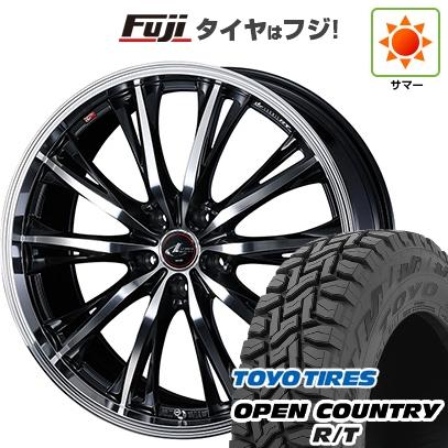 【新品国産車用 5穴114.3車】 夏タイヤ ホイール4本セット 225/55R18 トーヨー オープンカントリー R/T RBL ウェッズ レオニス RT 18インチ
