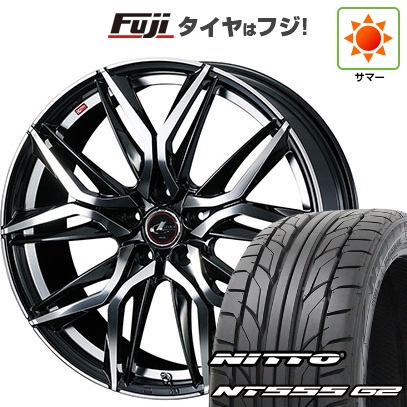 【パンク保証付】【新品国産車用 5穴114.3車】 夏タイヤ ホイール4本セット 245/35R20 ニットー NT555 G2 ウェッズ レオニス LM 20インチ